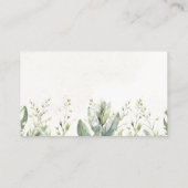 Kaart van baby shower Registry Enclosure (Achterkant)