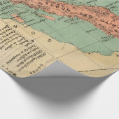 kaart van Baja California (1899) Cadeaupapier (Hoek)