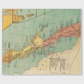 kaart van Baja California (1899) Cadeaupapier (Vlak)