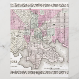 Kaart van Baltimore Maryland