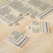  kaart van Baltimore Maryland (1891) Legpuzzel (Zijkant)