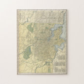  kaart van Baltimore Maryland (1891) Legpuzzel (Verticaal)