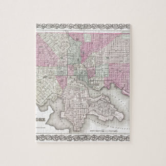 Kaart van Baltimore Maryland Legpuzzel