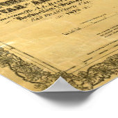 Kaart van Bancroft in Californië, Nevada, Utah Poster (Hoek)