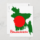 Kaart van Bangladesh (Voorkant / Achterkant)