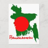 Kaart van Bangladesh (Voorkant)