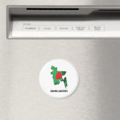 Kaart van Bangladesh Magneet (Insitu (Vaatwasser))