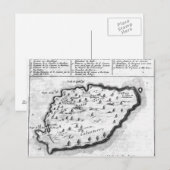 Kaart van Barbados (Voorkant / Achterkant)