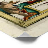  kaart van Barbados (1672) Poster (Hoek)