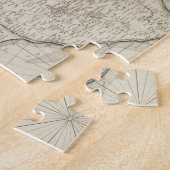  kaart van Barbados (1725) Legpuzzel (Zijkant)