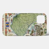  kaart van Barbados Case-Mate iPhone Case (Achterkant (horizontaal))