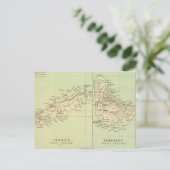 kaart van Barbados en Tobago (1853) (Staand voorkant)