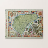  kaart van Barbados Legpuzzel (Horizontaal)