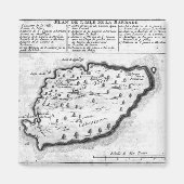 Kaart van Barbados Magneet (Voorkant)