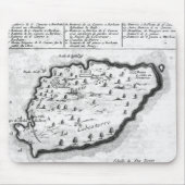 Kaart van Barbados Muismat (Voorkant)