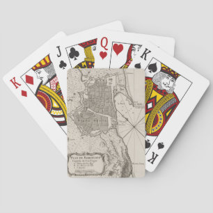  kaart van Barcelona Spanje (1764)