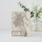 kaart van Barcelona Spanje (1764) (Staand voorkant)