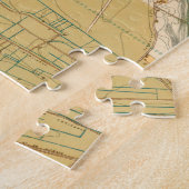  kaart van Barcelona Spanje (1919) Legpuzzel (Zijkant)