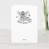 Kaart van Bastet van de Engel van Nefertari de (Achterkant)