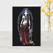 Kaart van Bastet van de Engel van Nefertari de (Gele Bloem)