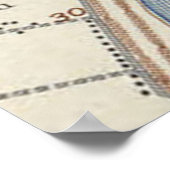 kaart van Baton Rouge Louisiana (1906) Poster (Hoek)