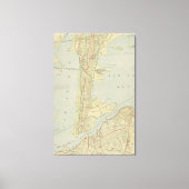  kaart van Bayonne NJ (1912) Canvas Afdruk (Voorkant)