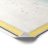 kaart van Beaufort Harbour SC (1857) Poster (Hoek)