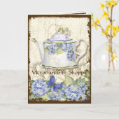 Kaart Van Bedrijfs shoppe van de Thee van de (Gele Bloem)