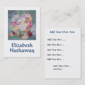 Kaart van behuizing / oproepkaart door SRF Contactkaartje (Voorkant / Achterkant)