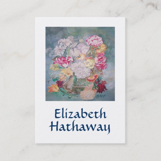 Kaart van behuizing / oproepkaart door SRF Contactkaartje (Voorkant)