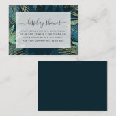 Kaart van behuizing van tropisch Vrijgezellenfeest (Voorkant / Achterkant)