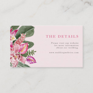 Kaart van behuizing voor tropische details