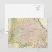 kaart van Beieren Duitsland (1814) (Voorkant / Achterkant)