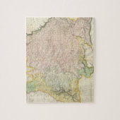  kaart van Beieren Duitsland (1814) Legpuzzel (Verticaal)