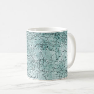  kaart van Beieren, Oostenrijk Hongarije Reizen Koffiemok