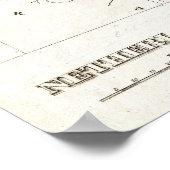  kaart van België (1827) Poster (Hoek)