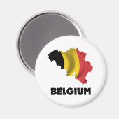 Kaart van België Magneet (Voorkant / Achterkant)
