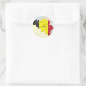 Kaart van België Stickers (Tas)