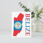Kaart van Belize (Staand voorkant)