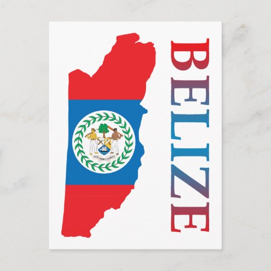Kaart van Belize (Voorkant)