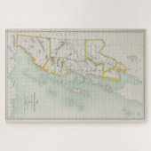 kaart van Belize (1921) Legpuzzel (Horizontaal)