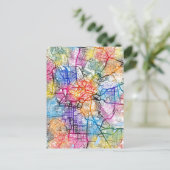 Kaart van Bengaluru Karnataka (Staand voorkant)