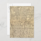 Kaart van Berkeley, Californië (Voorkant / Achterkant)