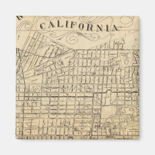 Kaart van Berkeley, Californië Magneet