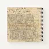 Kaart van Berkeley, Californië Notitieboek (Achterkant)