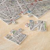  kaart van Berlijn Duitsland (1905) Legpuzzel (Zijkant)