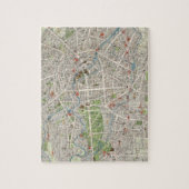  kaart van Berlijn Duitsland (1905) Legpuzzel (Verticaal)