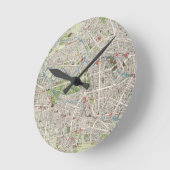  kaart van Berlijn Duitsland (1905) Ronde Klok (Hoek)