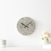  kaart van Berlijn Duitsland (1905) Ronde Klok (Huis)