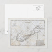 kaart van Bermuda (Voorkant / Achterkant)